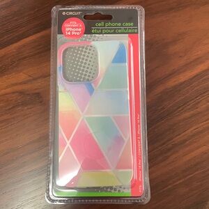 iPhone 14PRO Pastel Phone Case NWT Pink Blue Yellow Green Peach